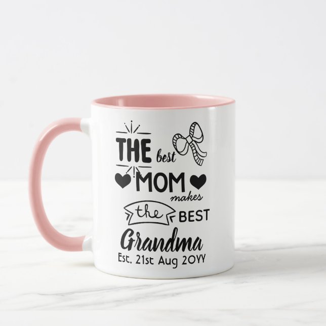 Mug La Meilleure Maman Fait De La Meilleure Grand-Mère (Gauche)