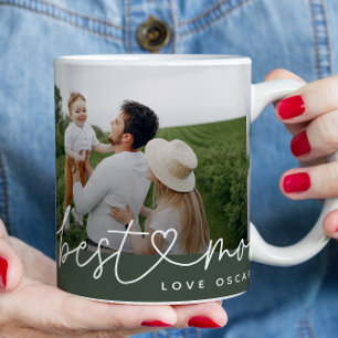 Mug La meilleure mère multi-photo jamais un cadeau de