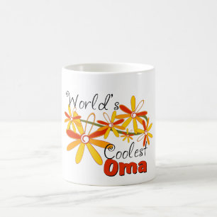 Mug La Meilleure Oma du Monde Floral