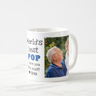 Mug La meilleure pop du monde t'aime le plus 2 photos