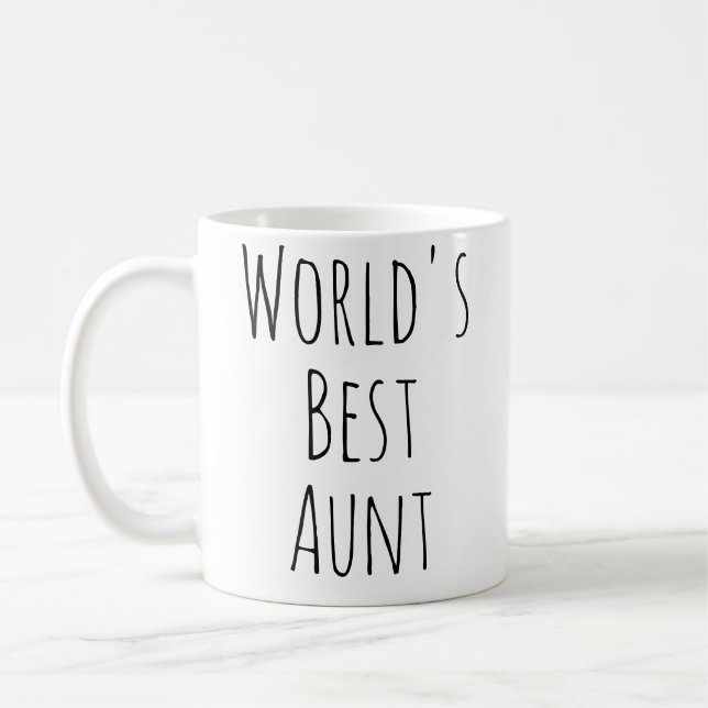 Mug La meilleure tante du monde (Gauche)
