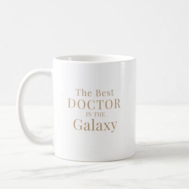 Mug La Meilleure Typographie de Médecin de la Galaxie (Gauche)