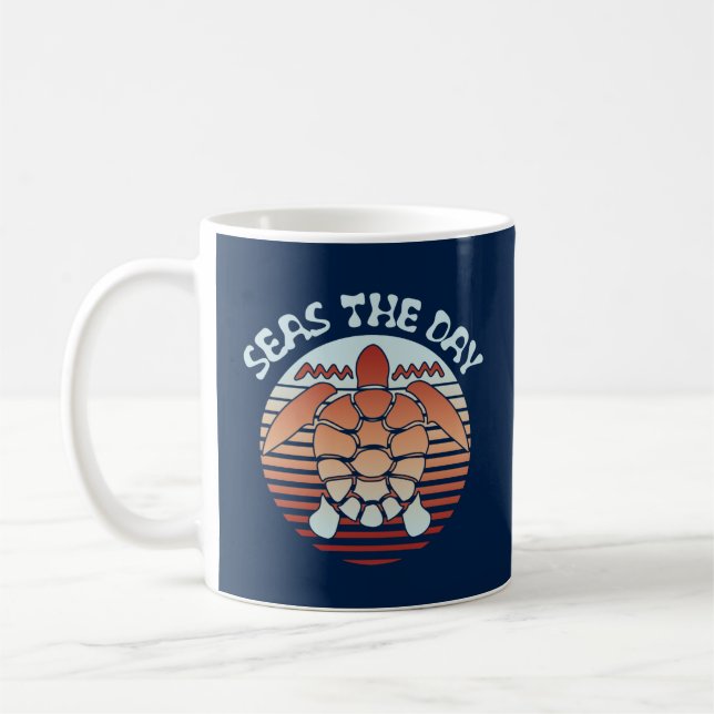 Mug La Mer Le Jour | Vibes d'été Tortue (Gauche)