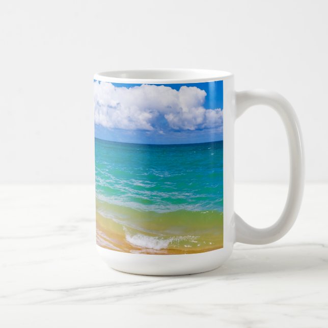 Mug La mer le long de la baie d'Hanalei (Droite)
