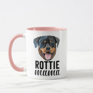 Mug La mère de chien de Rottweiler personnalisée ave