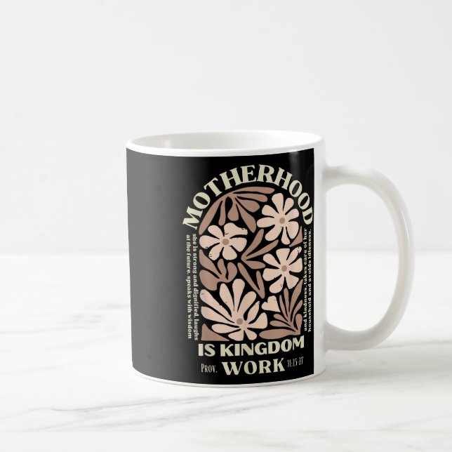 Mug La Mère Est Le Royaume Travailler La Fête Des Mère (Droite)