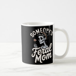 Mug La mère funéraire de quelqu'un Squelette Fleur sau
