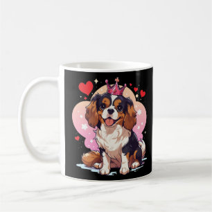 Mug La mignonne princesse Cavalier roi Charles avec co