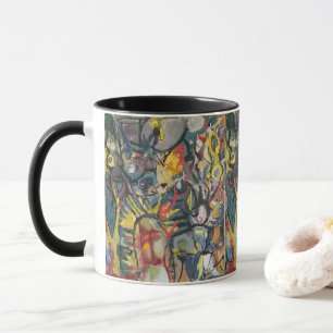 Mug "La Mission" peint la pièce Jeff Hankamer
