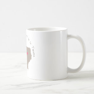 Mug La moitié de mon coeur est dans le Texas