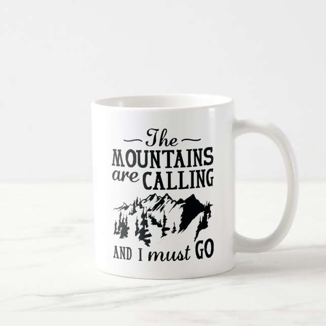 Mug La Montagne Appelle (Droite)
