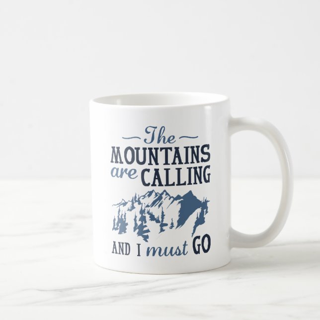 Mug La Montagne Appelle (Droite)