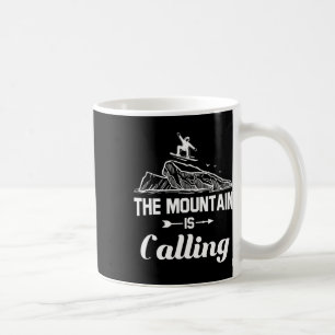 Mug La Montagne Appelle Snowboardeur Cadeau