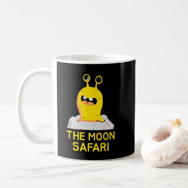 Mug La Moon Safari Alien Mignon Cartoon Espace (Avec donut)