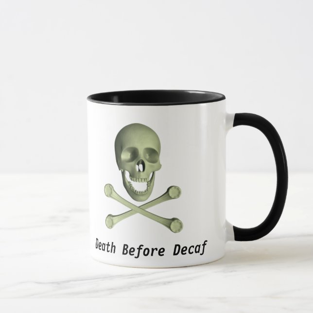 Mug La mort avant Decaf (Droite)