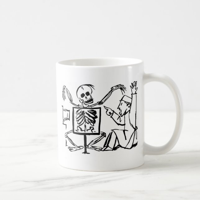 Mug La mort et le docteur de rayon X circa 1951 (Droite)