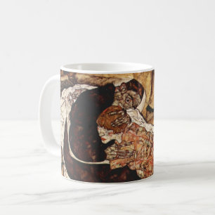 Mug La mort et le fou par Egon Schiele