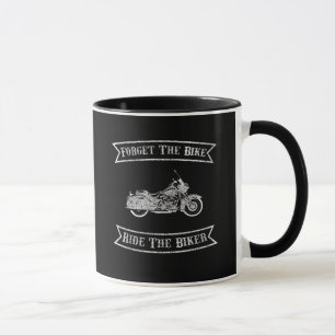 Mug La moto oublient le tour de vélo le motard