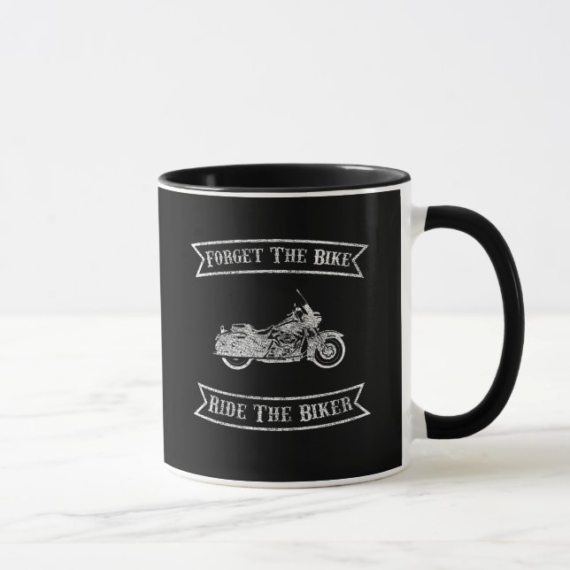 Mug La moto oublient le tour de vélo le motard (Droite)