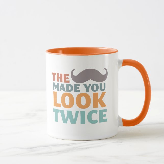 Mug La Moustache Vous A Fait Avoir L'Air Drôle Mustach (Droite)