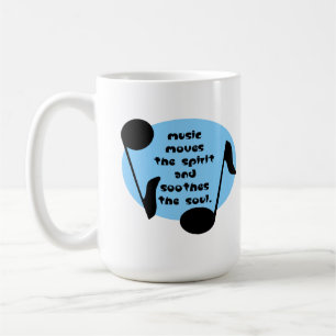 Mug La musique apaise l'esprit
