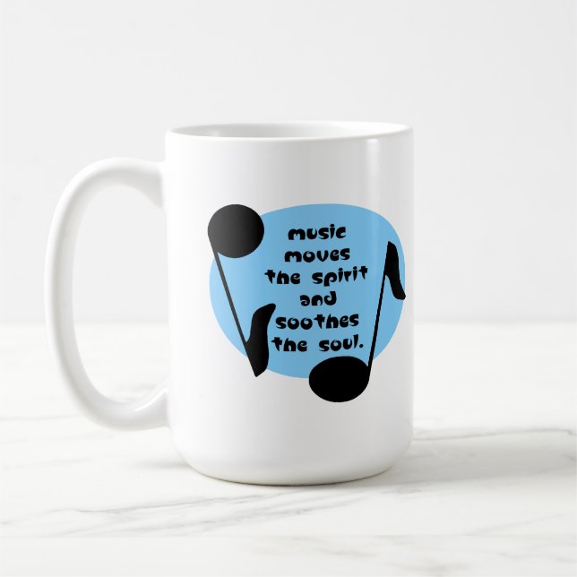 Mug La musique apaise l'esprit (Gauche)