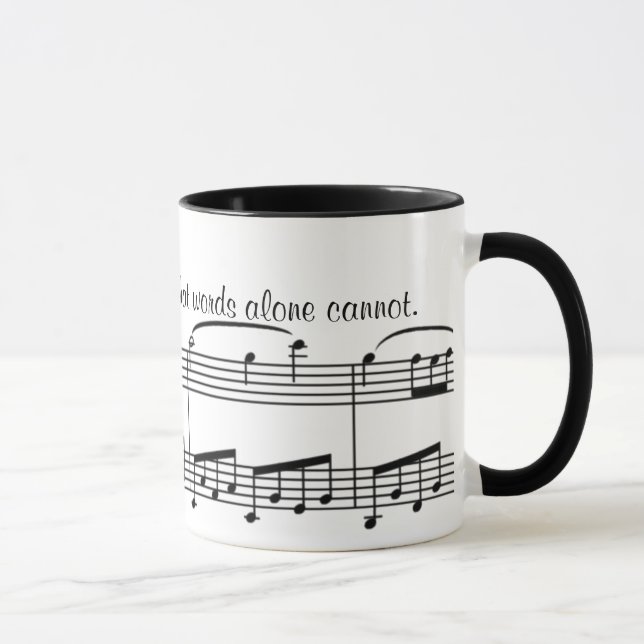 Mug La musique de KRW touche des sentiments ces seuls (Droite)
