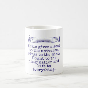Mug La Musique Donne Une Âme - Citation De Musique