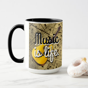 Mug La musique est la vie La vie est la musique