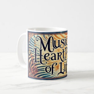 Mug La musique est le battement de cœur de la vie