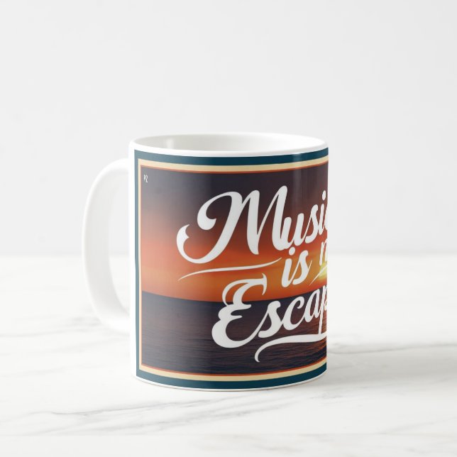 Mug La musique est mon échappatoire (Devant gauche)