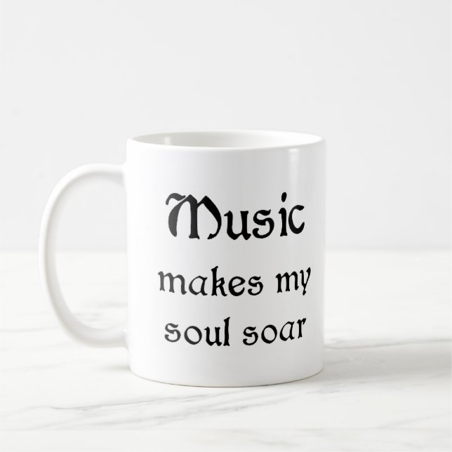 Mug la musique fait monter mon âme (Gauche)