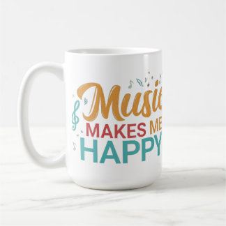 Mug La musique me rend heureux