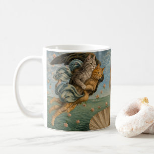 Mug La Naissance de Vénus Chats Parodie Art de la Rena