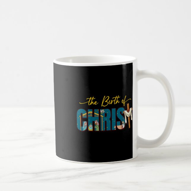 Mug La Naissance Du Christ Croix Nati De Noël Religieu (Droite)