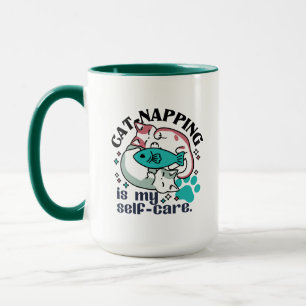 Mug La Nappage De Chats Est Mon Soin Personnel : Chats