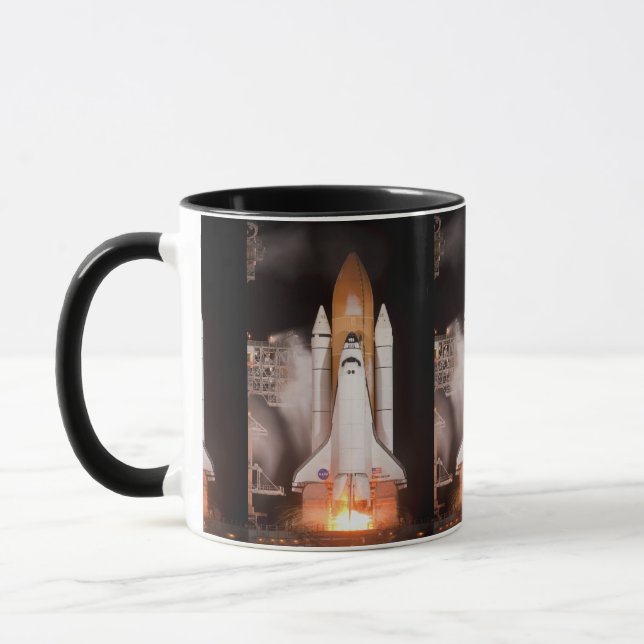 Mug La navette spatiale Endeavor se retire (Gauche)