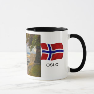 Mug La Norvège, port d'Oslo ; port