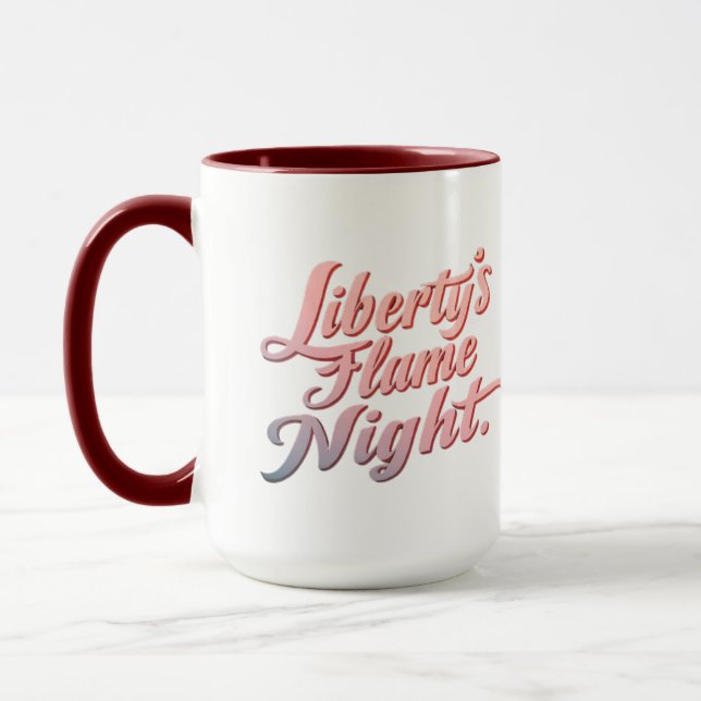 Mug La nuit de la flamme de la Liberté (Gauche)