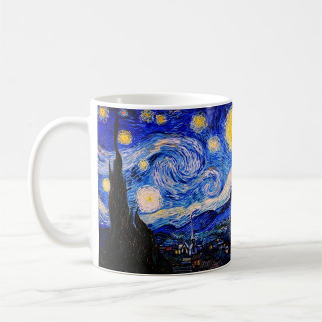 Mug La Nuit étoilée de Vincent Van Gogh (Gauche)