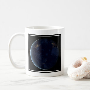 Mug La nuit, lumière de la ville terrestre