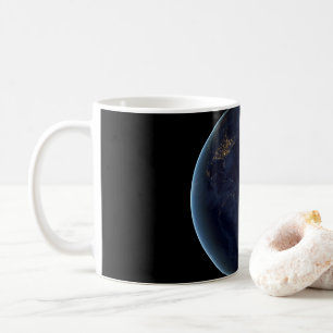Mug La nuit, lumière de la ville terrestre