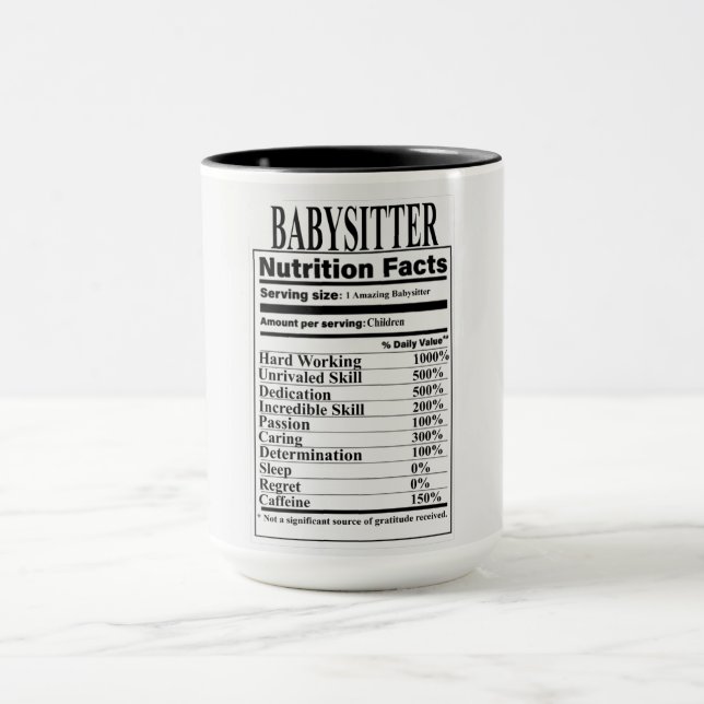 Mug La nutrition de la baby-sitter (Centre)
