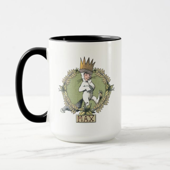 Mug Là où les Choses Sauvages Sont | Badge Max (Gauche)