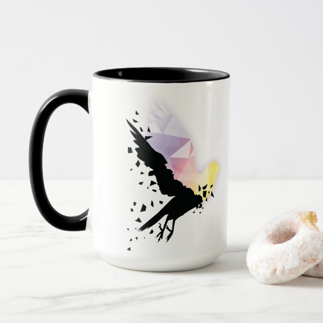 Mug "Là où s'achève l'obscurité, l'espoir commence." (Avec donut)