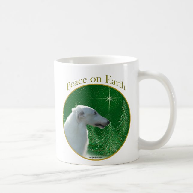 Mug La paix de Borzoi (Droite)