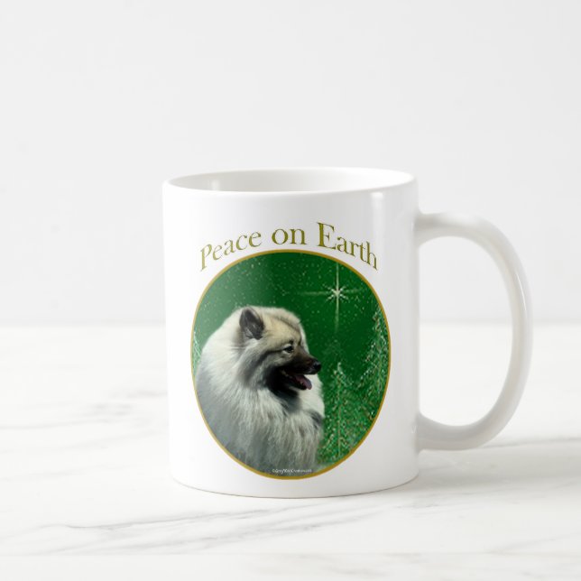 Mug La paix de Keeshond (Droite)