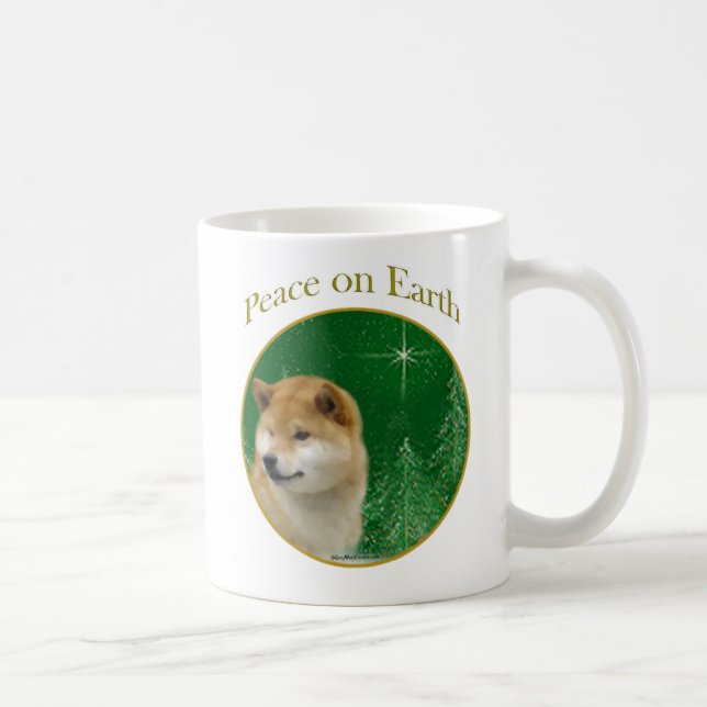 Mug La paix de Shiba Inu (Droite)