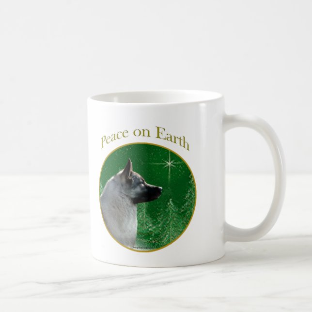 Mug La paix Elkhound en Norvège (Droite)