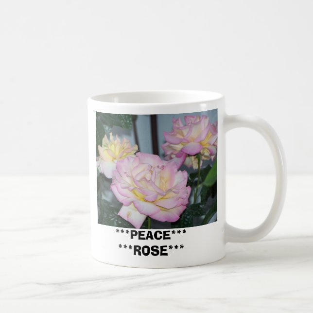 MUG LA PAIX… S'EST LEVÉE, *** ROSE DE ****** DE PAIX (Droite)